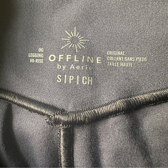 Aerie OFFLINE women’s blue High-Waisted Biker Shorts - Size Small (NWOT) - Picture 6 of 7